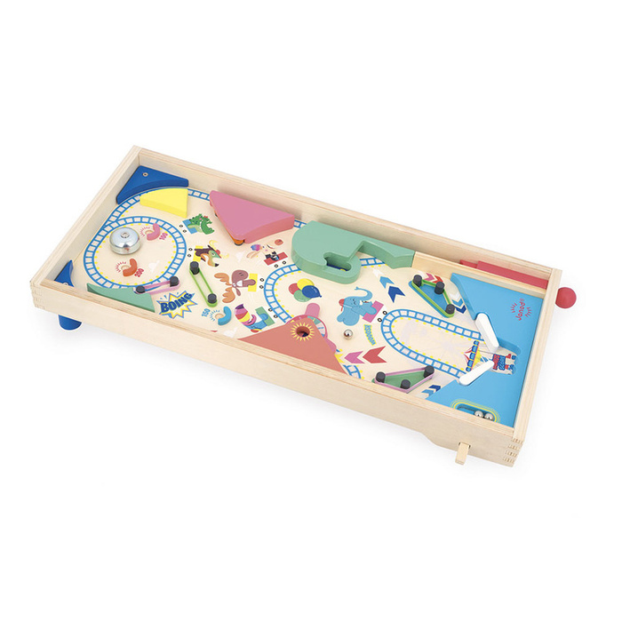 Gra zręcznościowa drewniana Pinball Applepop Janod J03368