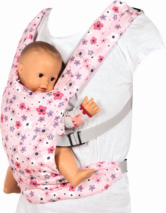 Nosidełko dla lalek z regulacją Wiosenne kwiatki Goki 51465