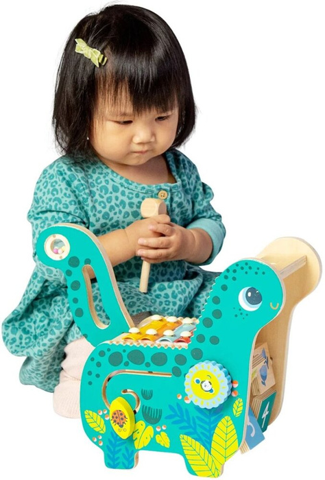 Drewniana zabawka muzyczna dla dzieci dinozaur Diego Manhattan Toy 162650
