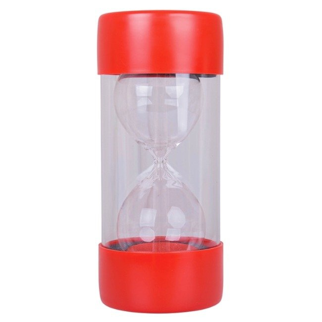Czerwona klepsydra 30 sekund Piaskowy strażnik BJE0001-Bigjigs Toys, minutnik dla dzieci