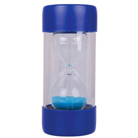 Niebieska klepsydra Minutnik Ballotini 5 Minut BJE0005-Bigjigs Toys, czasomierz dla dzieci