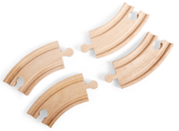 Tory do kolejki - 4 krótkie zakręty, BJT110-Bigjigs Rail