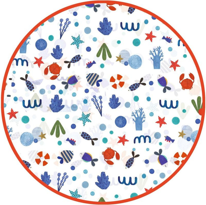 Transparentna pelerynka przeciwdeszczowa dla dzieci Ocean Djeco DD04672