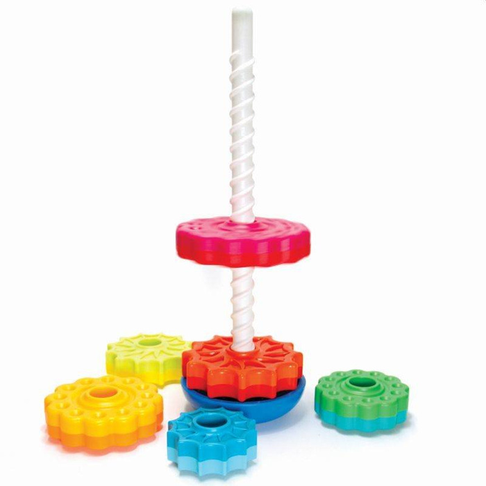 Zakręcona wieża sensoryczna MiniSpinny Fa110-1 Fat Brain Toys, zabawki sensoryczne