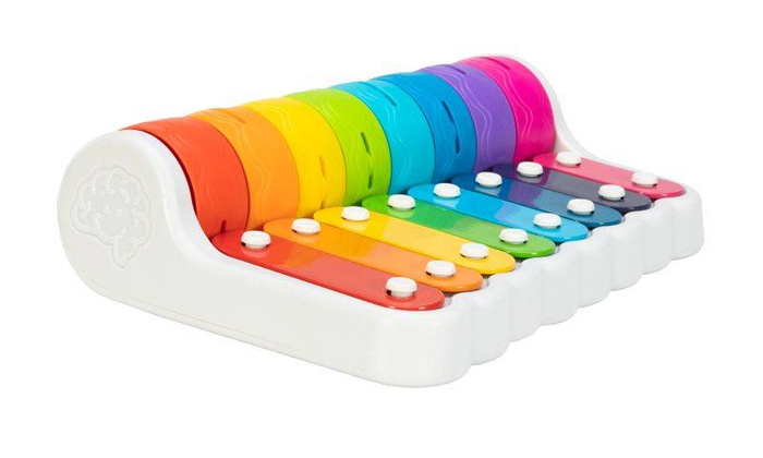 Dzwonki Rock N'Roller Piano FA281-1 Fat Brain Toys, ksylofon dla dzieci