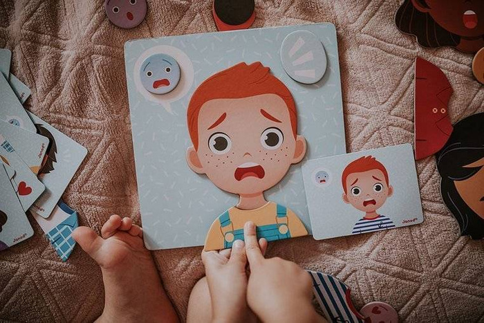 Magnetyczna układanka Emocje, Janod J08038