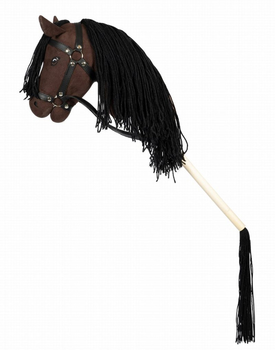 Hobby Horse Koń na kiju brązowy z otwartą buzią Astrup 84363