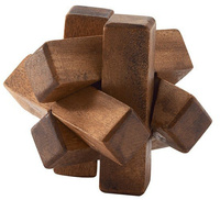 Zestaw Djeco z 6 drewnianymi zabawkami logiczno-zręcznościowymi, Woodix, DJ08464-Djeco