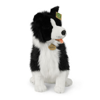 Pluszowy piesek Border Collie siedzący 40 cm Rappa 242739