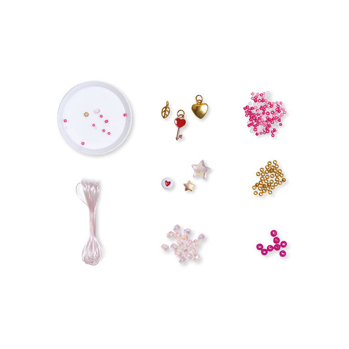 Zestaw kreatywny do tworzenia biżuterii Pierścionki z koralików J09125 Janod