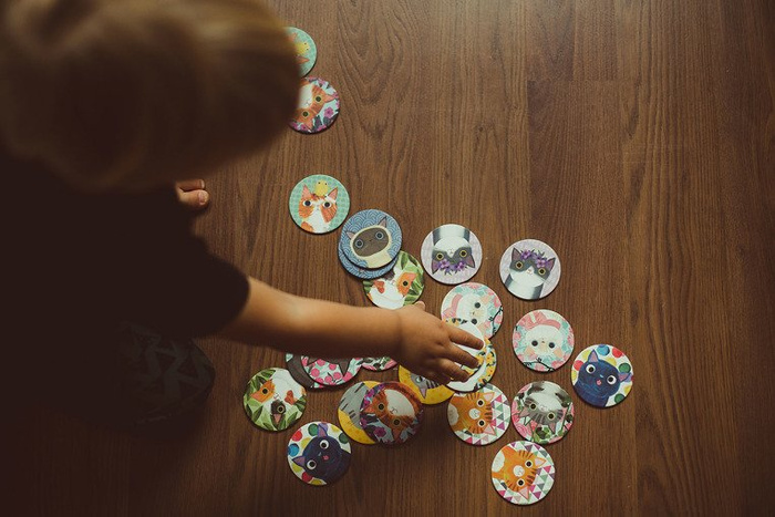 Mini Memo Wesołe kociaki MP55750-Mudpuppy, gry pamięciowe dla dzieci