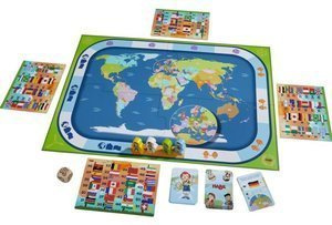 Planszowa gra dla dzieci Państwa świata HB-304213-Haba, zabawy edukacyjne