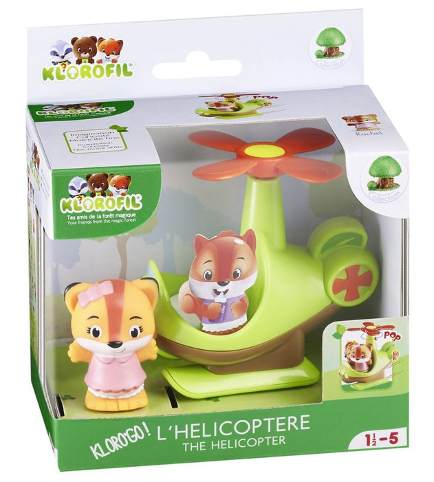 Helikopter kwiatek Klorofil 700206F figurka zwierzątka