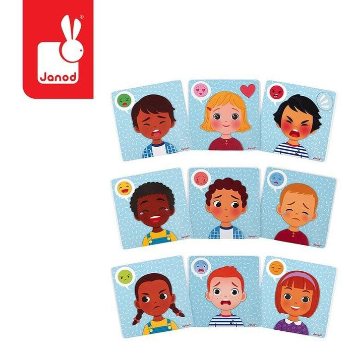 Magnetyczna układanka Emocje, Janod J08038