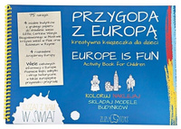 Przygoda z Europą - książka, kreatywna zabawa dla dzieci, ZT8290-Zuzu Toys