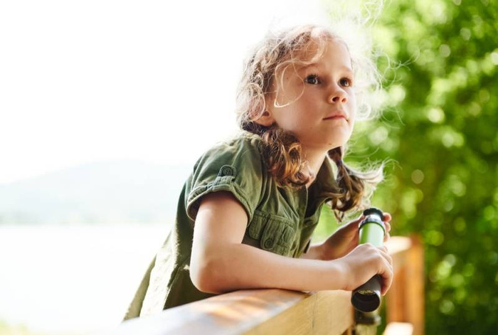 Teleskopowa luneta dla dzieci Green&Go HB303537-Haba Terra Kids, zabawki ogrodowe