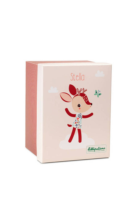 Przytulanka w ozdobnym pudełku Sarenka Stella 27 cm 83393 Lilliputiens
