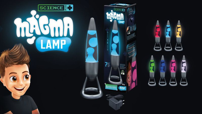 Bezpieczna lampa magmowa 7 kolorów Buki SP010