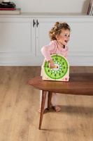 Zegar do nauki godzin i minut dla dzieci Goula 55125 drewniane zabawki dla dzieci