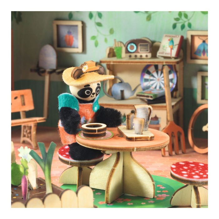 Zestaw DIY drewniany domek MI HOUSE Olive Djeco DJ08032 kreatywna zabawa