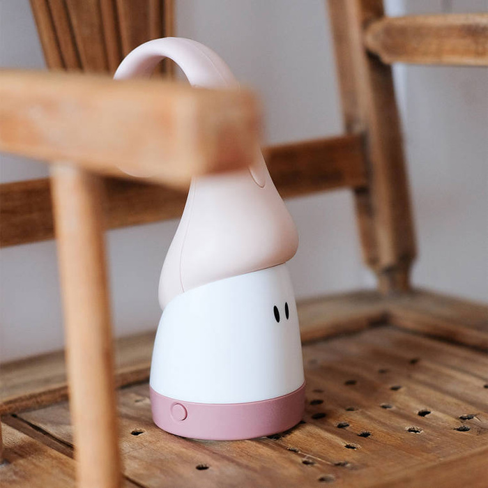 Lampka nocna LED przenośna z latarką Pixie 90h świecenia Pink Beaba 930299