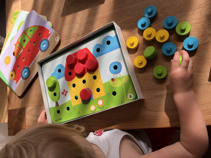 Układanki dla dzieci Kolory i kształty Goula 53140