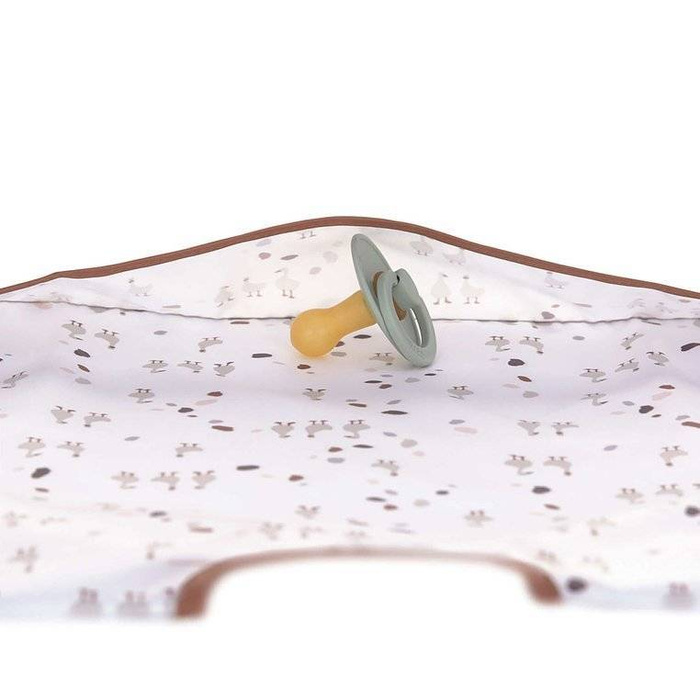 Komplet dwóch śliniaków z długim rękawem Tiny Farmer Gąska 1311021842-Lassig, akcesoria do karmienia