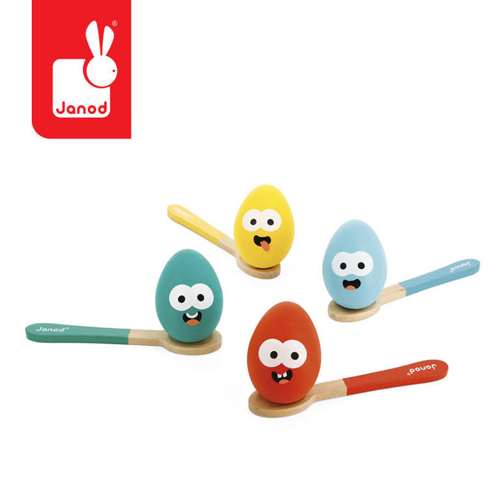 Gra Wyścig z jajkiem i łyżką Janod J07729