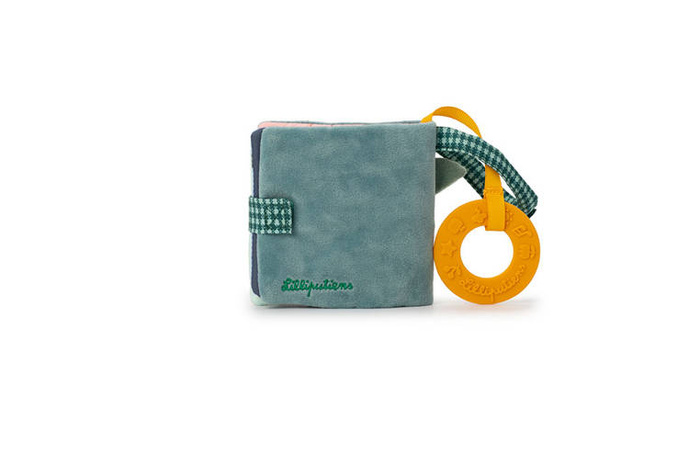 Miękka książeczka aktywizująca z mini gryzakiem Smok Joe 83496 LILLIPUTIENS