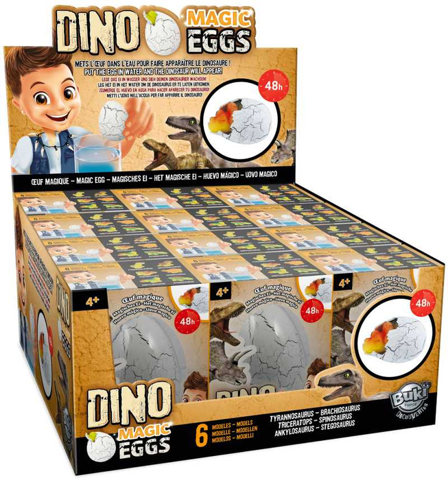 Nauka i zabawa dla dzieci Magiczne jajko dinozaura D6G Buki