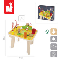 Wielofunkcyjny stolik edukacyjny drewniany Farma Janod J03321