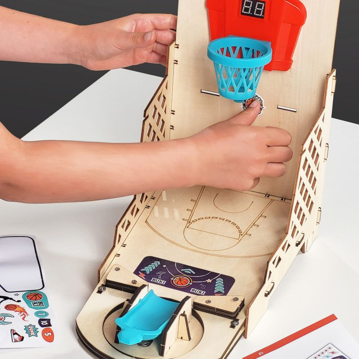 Elektroniczna mini koszykówka z grami Buki 2151