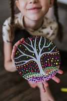 Zestaw kreatywny Malowanie kropkami Dots painting I love creativity Janod J07736  