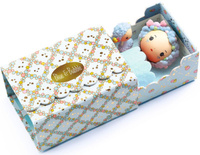 Pokoik Blue w magnetycznym pudełku Tinyly Djeco DJ06964 zestawy do zabawy lalkami