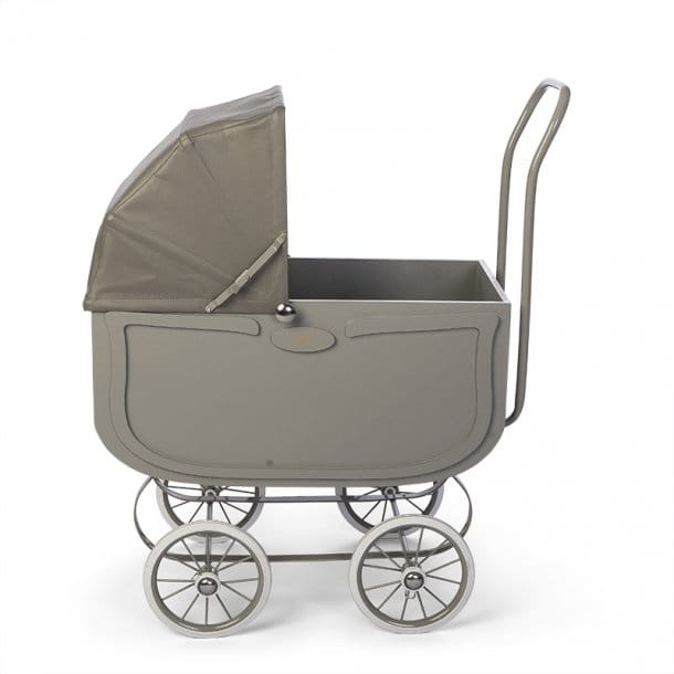Duży wózek dla lalek Doll Pram Vintage Grey Astrup 84157