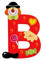 Głoska Clown "B", 81738-Sevi, nauka literek dla dzieci, alfabet
