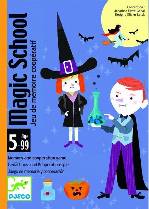 Magic school - gra karciana dla dzieci DJ05144-Djeco, gry dla najmłodszych