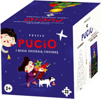 Pucio i Misia ubierają choinkę Nasza Księgarnia, puzzle dla dzieci