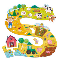 Puzzle dla dzieci XXL Farma Goula 53176