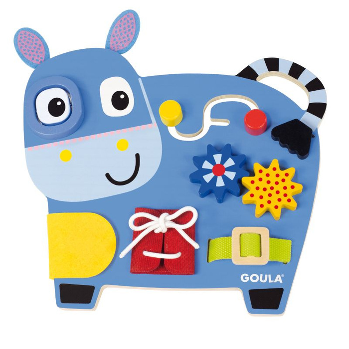 Przenośna tablica manipulacyjna dla dzieci Osiołek Goula 1110100489