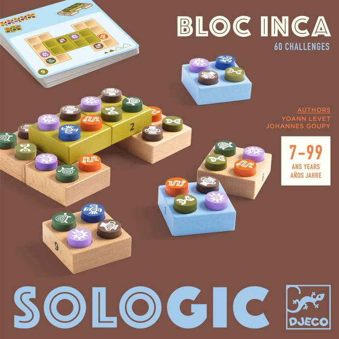 Gra logiczna Sologic Bloc Inca Djeco DJ00818 Gry logiczne dla dzieci