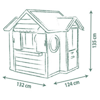 Domek Szefa Kuchni Smoby 810407 z przyborami i akcesoriami kuchennymi do kreatywnej zabawy dla dzieci