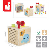 Kostka sensoryczna drewniana Janod J05307