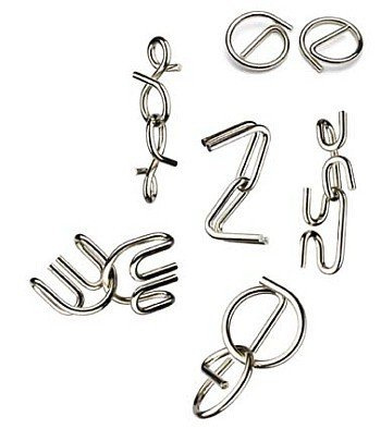 Zestaw Djeco z 6 metalowymi zabawkami logiczno-zręcznościowymi, Crazix, DJ08463-Djeco