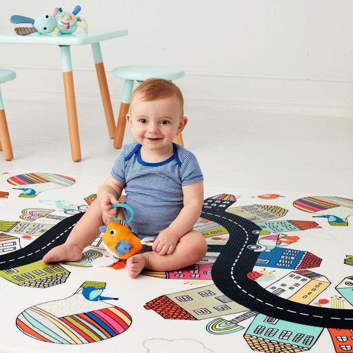 Dwustronny dywan piankowy Wesołe Podwórko 243102-Skip Hop