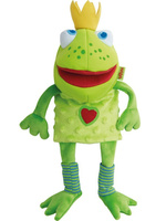 Pacynka na rękę Żabka Królewicz HB300490-HABA, odgrywanie ról