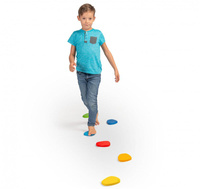 Ścieżka równoważna sensoryczna drewniane kolorowe kamienie Erzi 46016