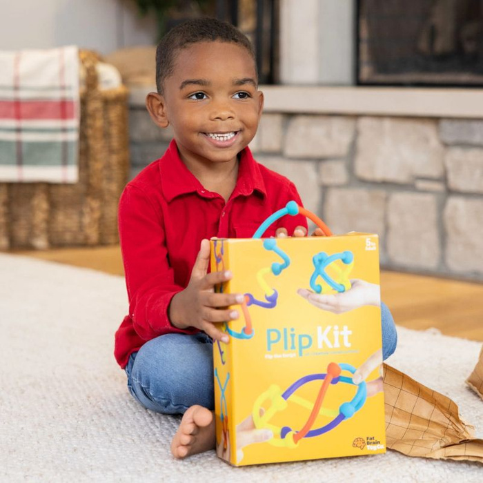 Klocki silikonowe Plip Kit Fat Brain Toys FA491-1 klocki dla dzieci