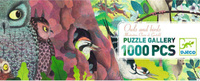 Puzzle tekturowe Sowy i Ptaki 1000 el Gallery DJ07644-Djeco, układanki i puzzle dla dzieci