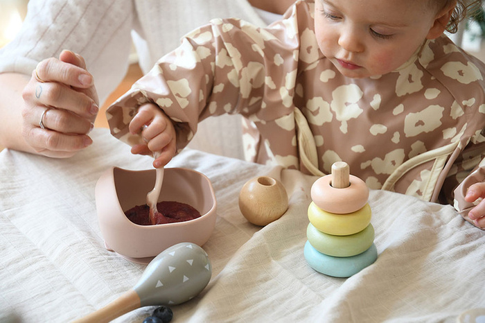 Silikonowa miseczka z przyssawką pink 913440-Beaba